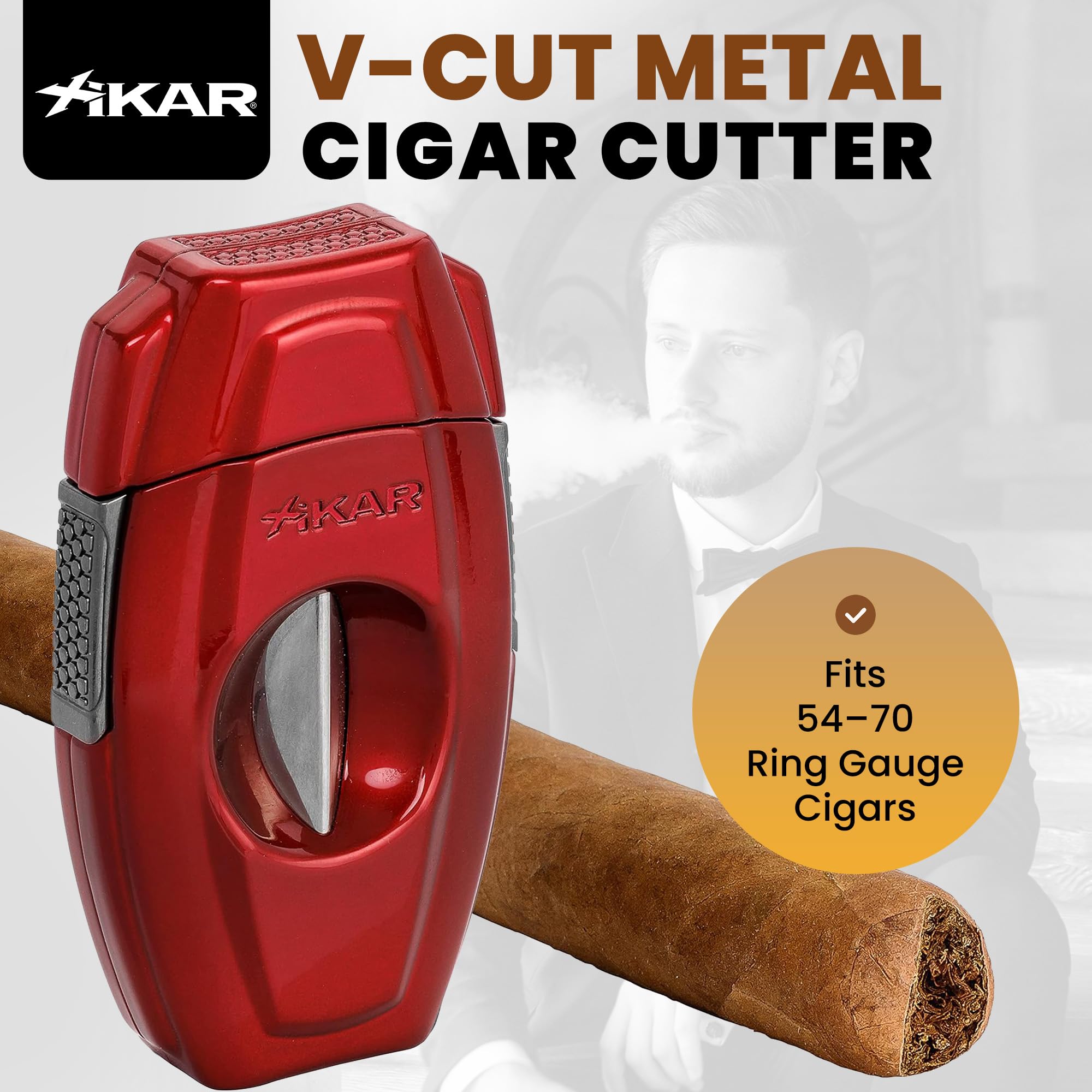 Amazon.co.jp: Xikar Vカットシガーカッター デイトナレッド VX2